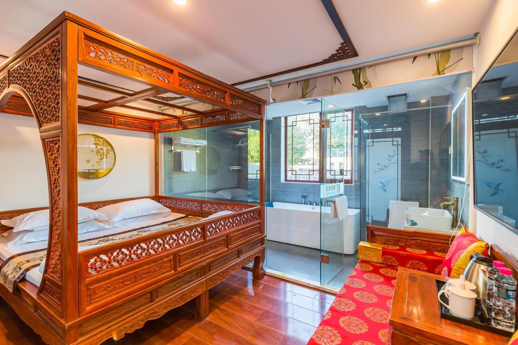 Qinfu Hotel Beijing Nanluogu Lane Houhai エクステリア 写真